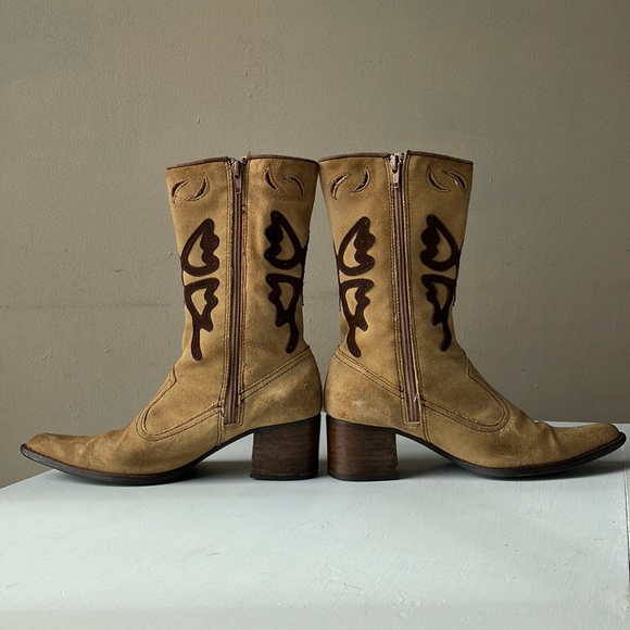 Bee Fly Suede Boots women’s size 8 - Picture 8 of 9